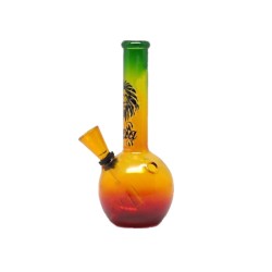 Rasta Glass Bouncer Bong 16cm